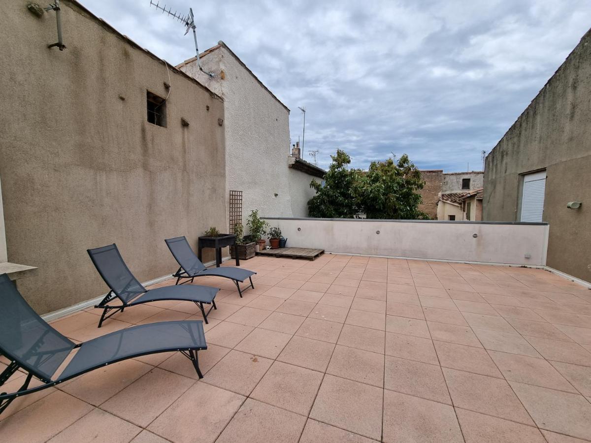 T4- Terrasse 50M², Garage, Centre-Ville Narbonne Dış mekan fotoğraf